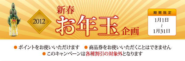 2012年 新春お年玉企画